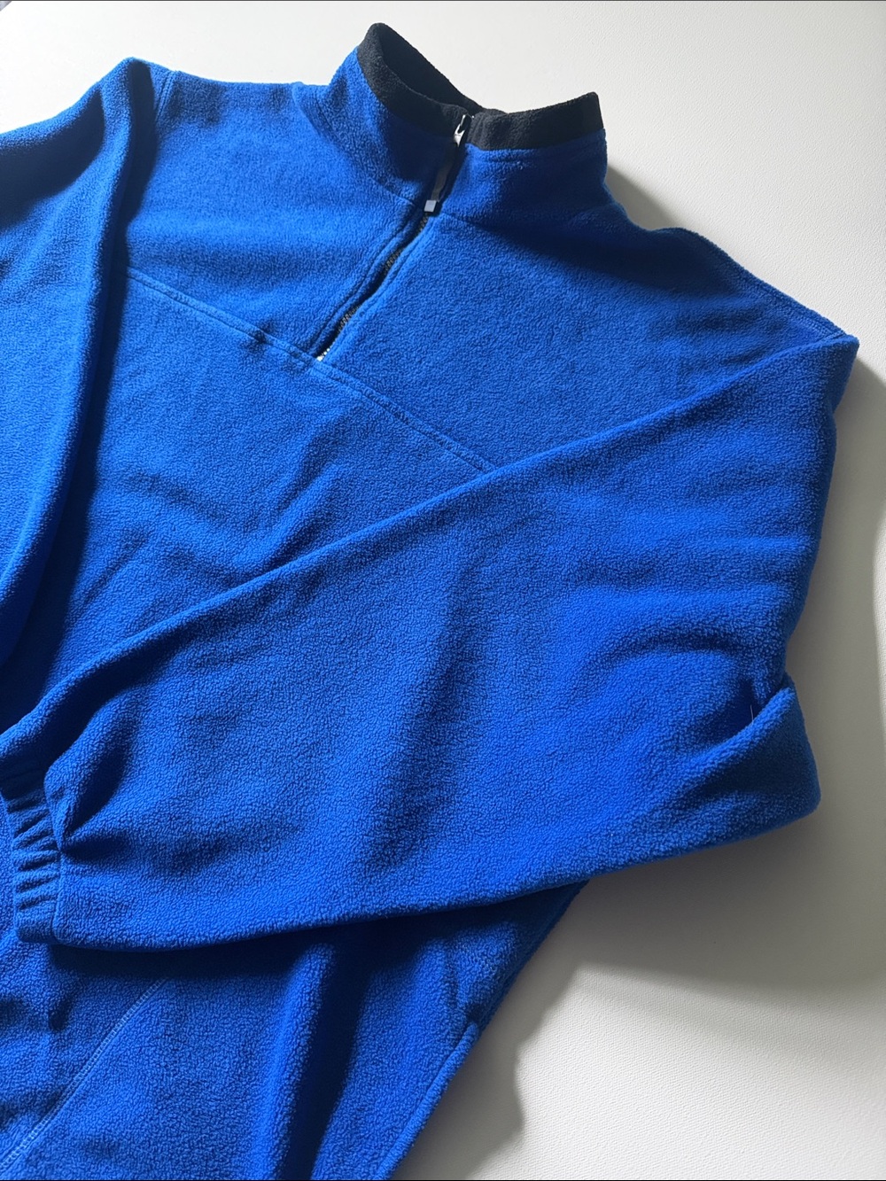 Susquehanna Trail Outfitters Men’s Blue Quarter Zip Pullover Pocketed Jacket XX